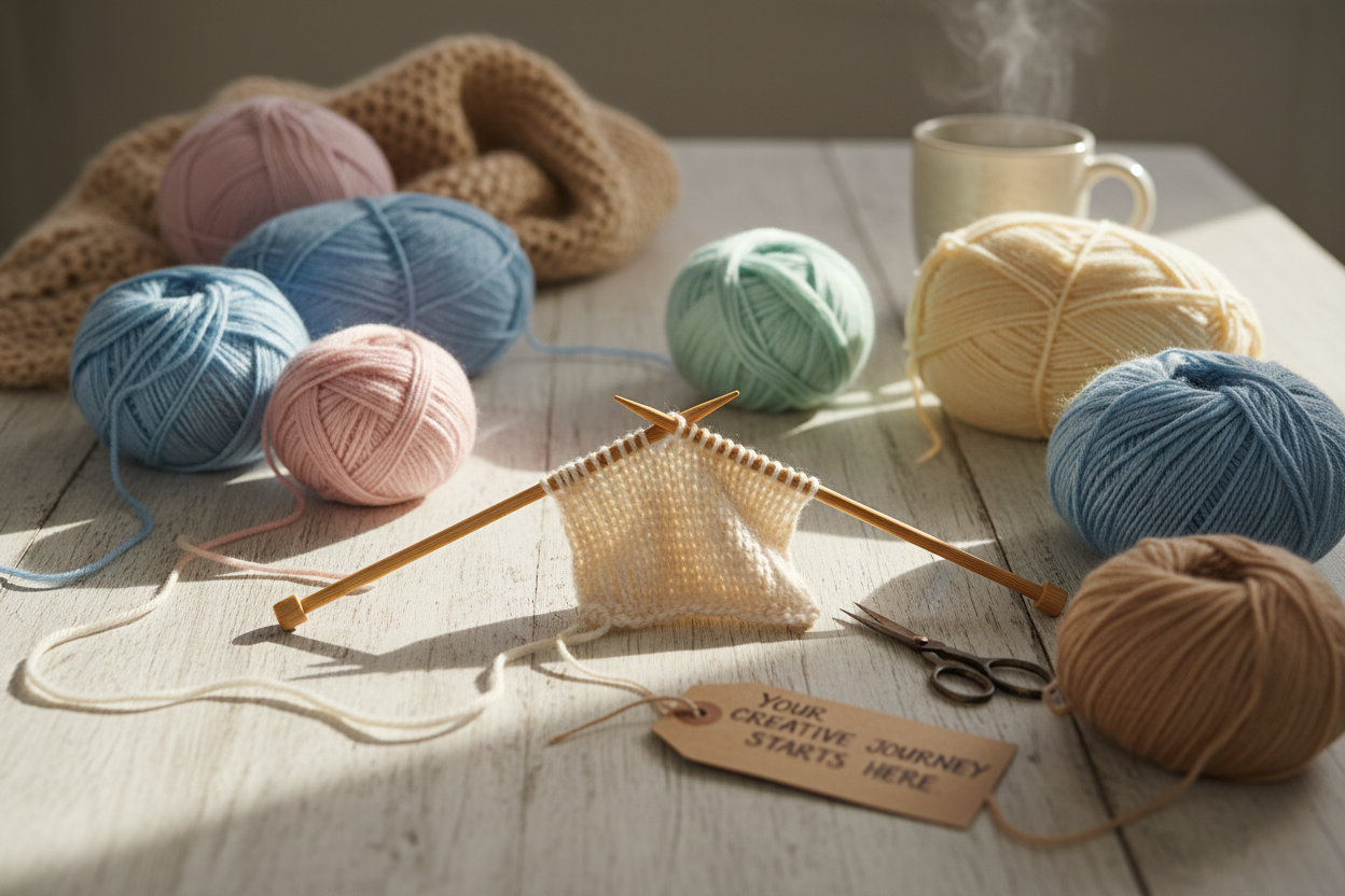 Kom godt i gang med at strikke – den komplette begynder-guide